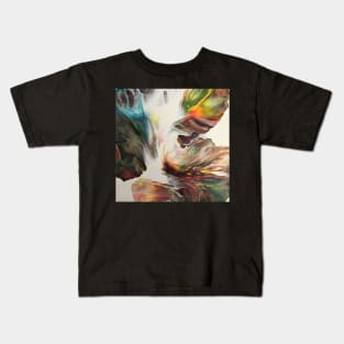 Precision Fall Colors Fluid Art Painting Kids T-Shirt